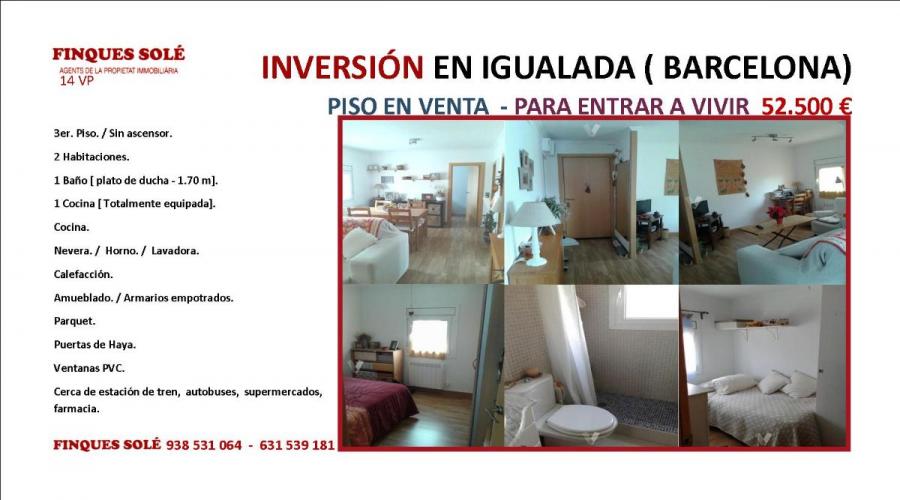 Foto Piso en Venta en Igualada, Barcelona - € 52.500 - PIV10943 - BienesOnLine