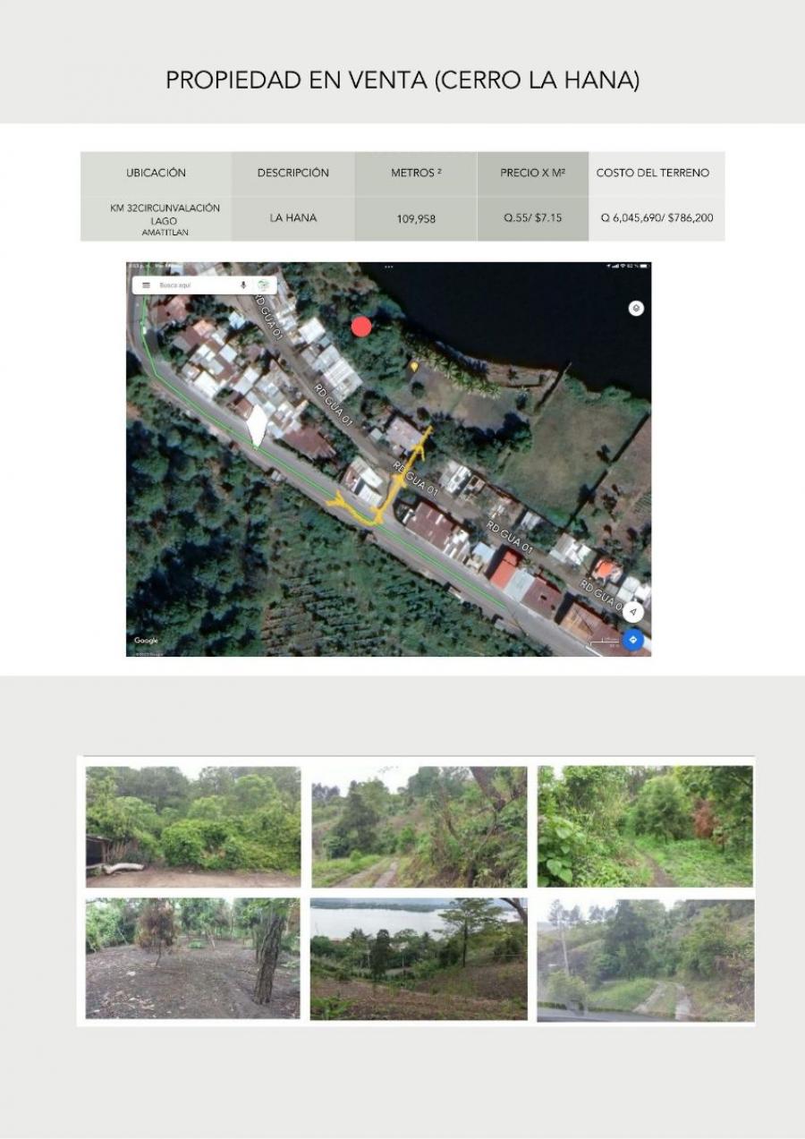 Foto Terreno en Venta en Amatitln, Guatemala - 14 hectareas - $ 5.500.000 - TEV14079 - BienesOnLine