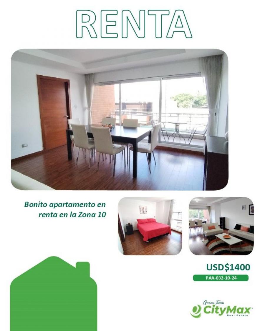 Foto Apartamento en Renta en Zona 10, Guatemala, Guatemala - U$D 1.400 - APR47882 - BienesOnLine