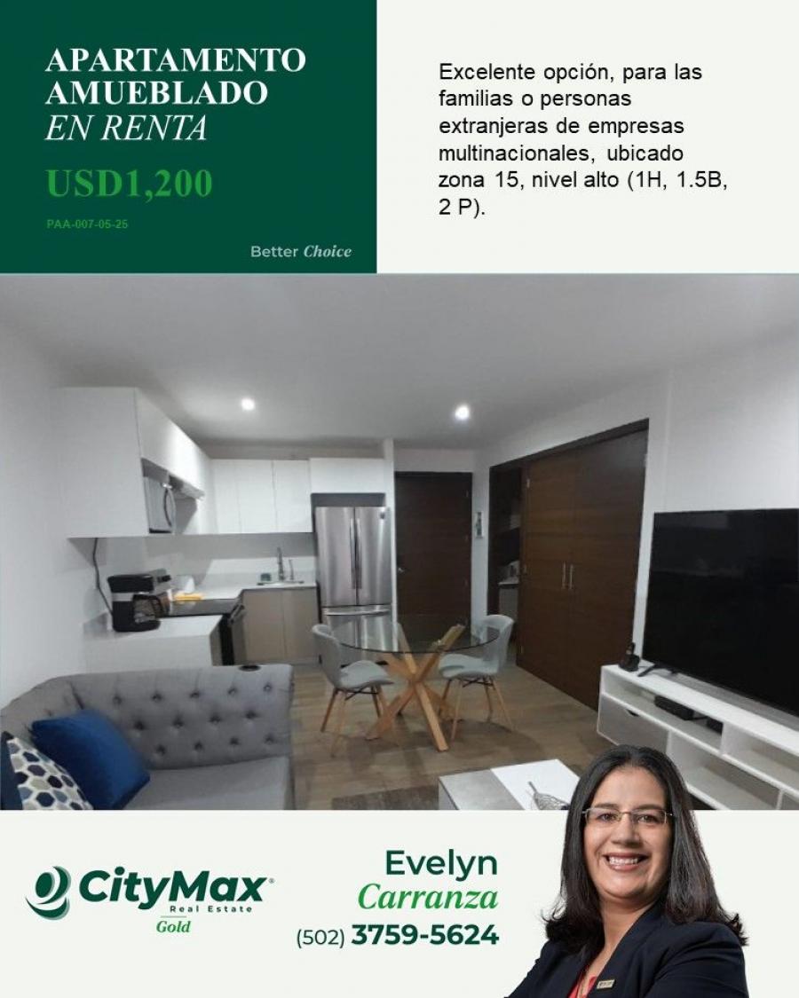 Foto Apartamento en Renta en Guatemala, Guatemala - U$D 1.200 - APR49246 - BienesOnLine