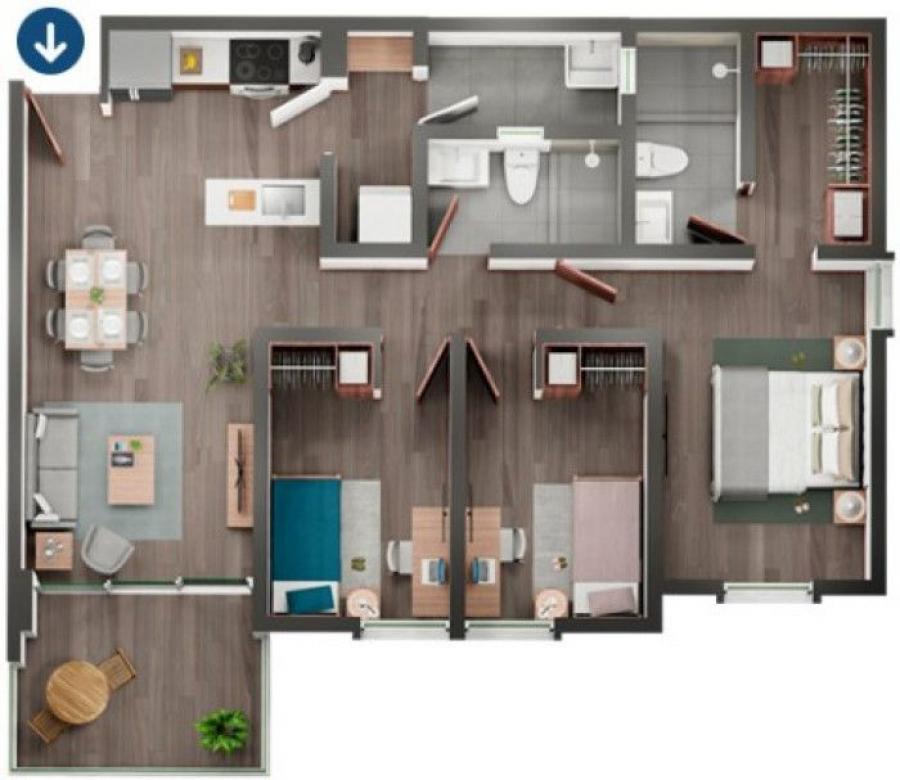 Foto Apartamento en Venta en Mixco, Guatemala - $ 1.088.000 - APV41766 - BienesOnLine