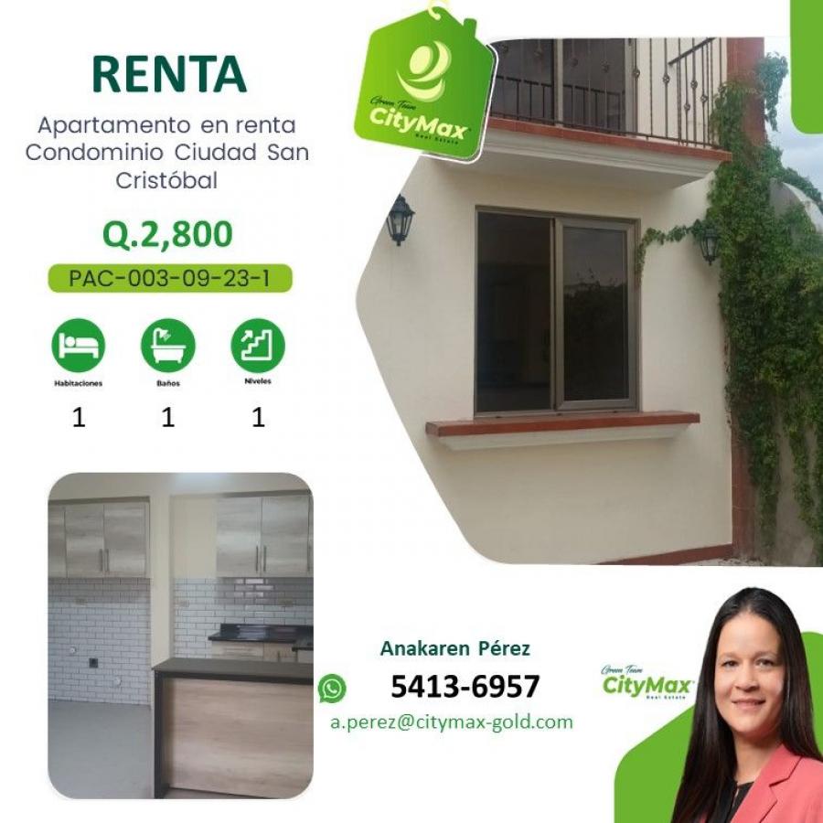 Foto Apartamento en Renta en Guatemala, Guatemala - Q 2.800 - APR29497 - BienesOnLine