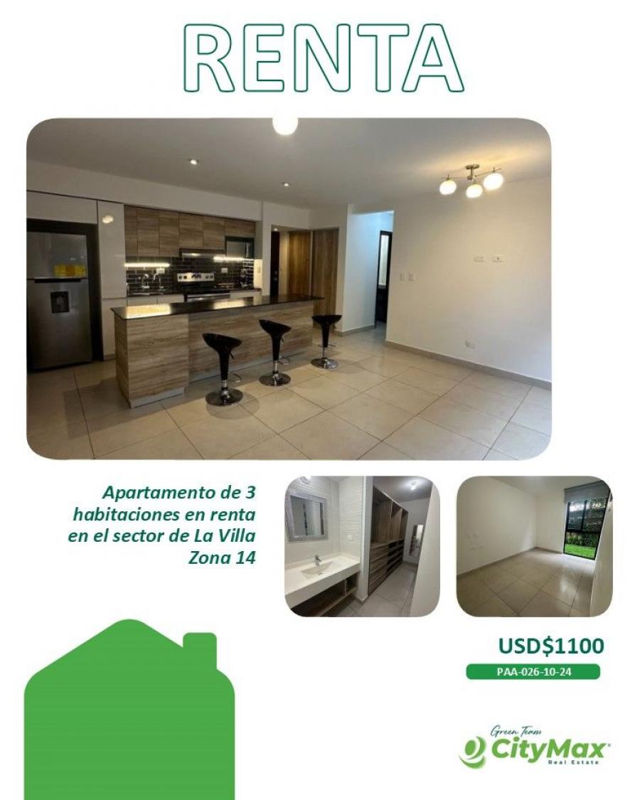Foto Apartamento en Renta en Ciudad de Guatemala, Guatemala, Guatemala - U$D 1.100 - APR47885 - BienesOnLine