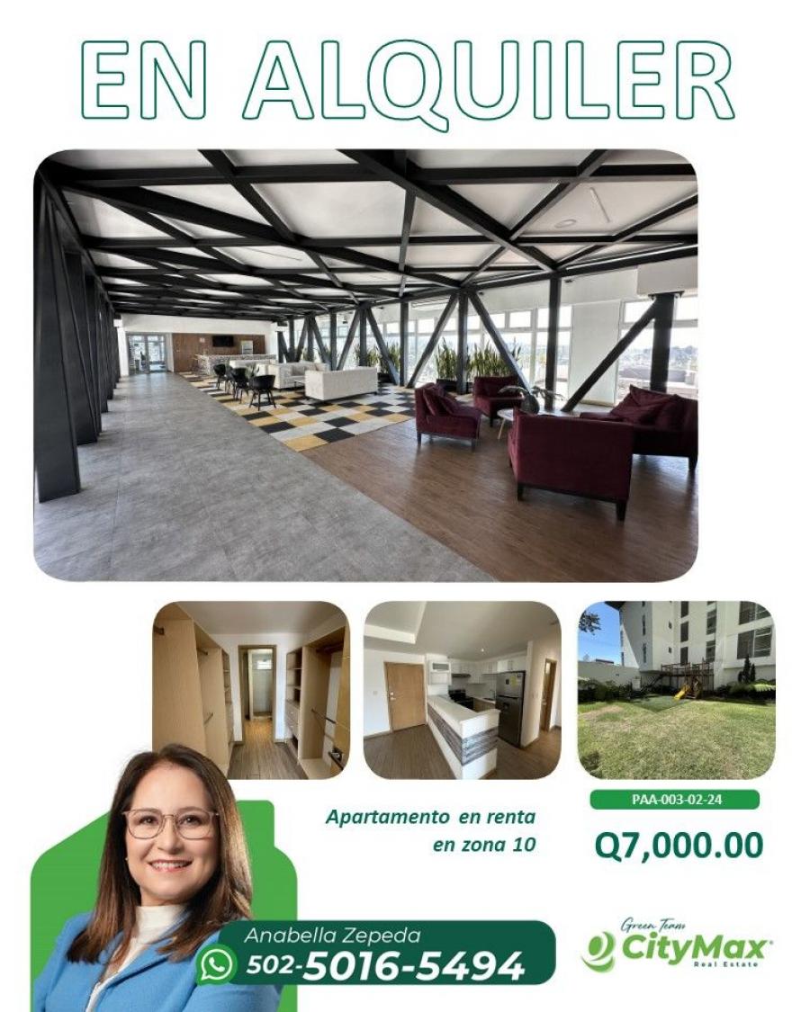Foto Apartamento en Renta en Zona 10, Guatemala, Guatemala - Q 7.000 - APR39599 - BienesOnLine