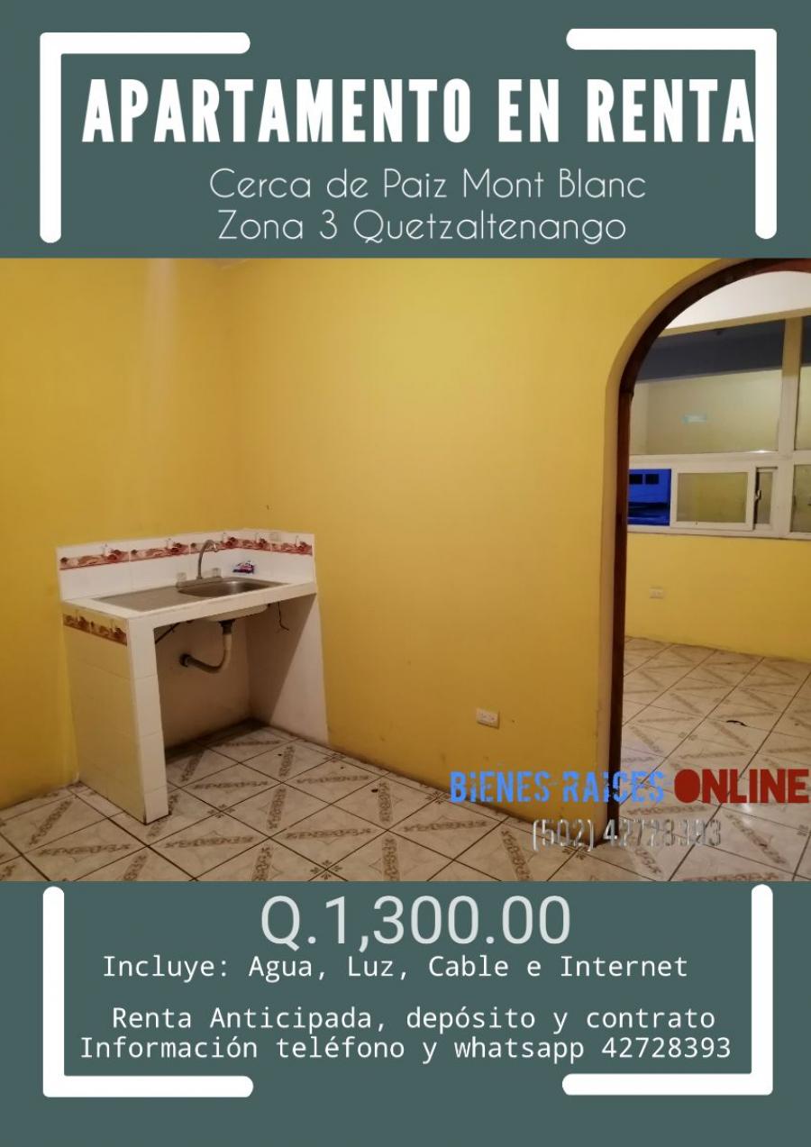 Foto Apartamento en Renta en Quetzaltenango, Quetzaltenango - Q 1.300 - APR10118 - BienesOnLine