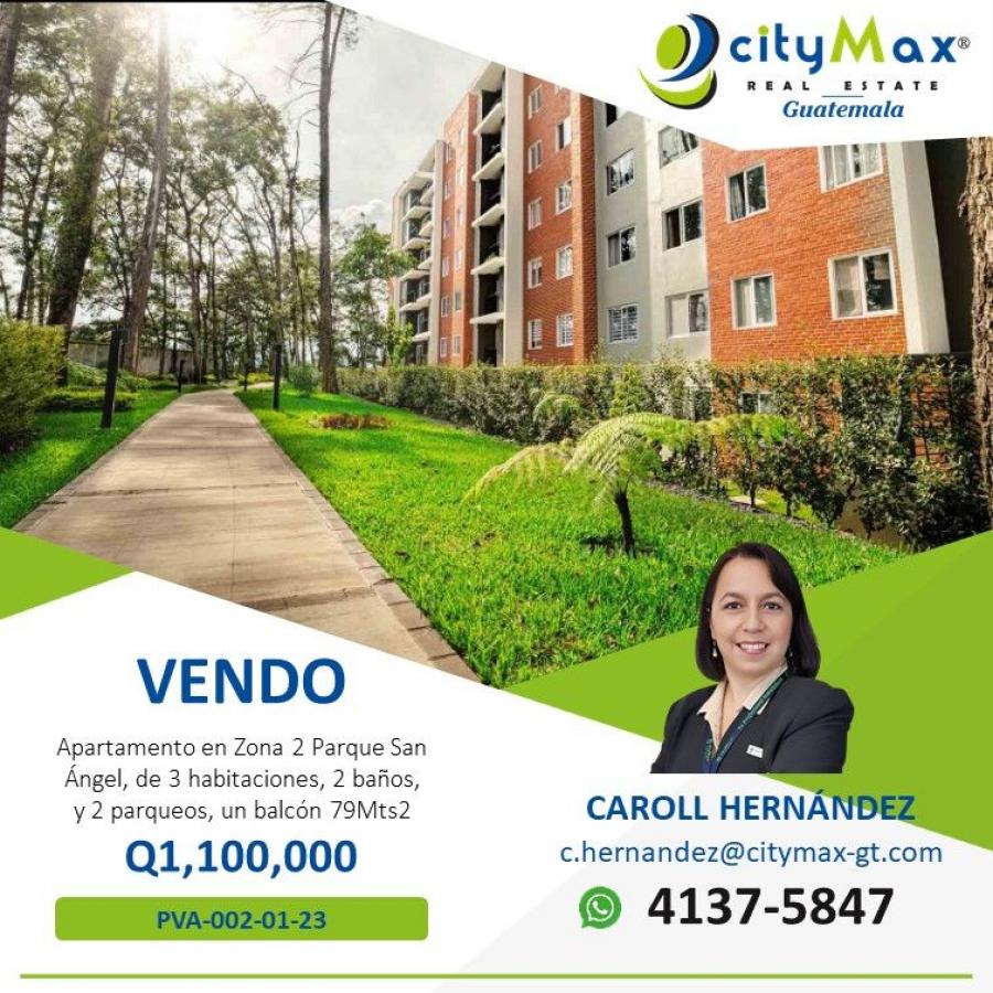 Foto Apartamento en Venta en Zona 2, Parque San ANgel, Guatemala - Q 1.100.000 - APV21865 - BienesOnLine