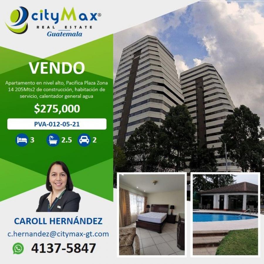 Foto Apartamento en Venta en zona 14, Guatemala - U$D 275.000 - APV15913 - BienesOnLine