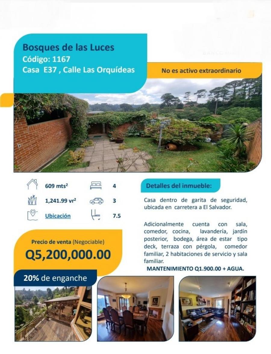 Foto Casa en Venta en BOSQUES DE LAS LUCES, CASA E37 CALLE LAS ORQUIDEAS, Santa Catarina Pinula, Guatemala - Q 5.200.000 - CAV38146 - BienesOnLine