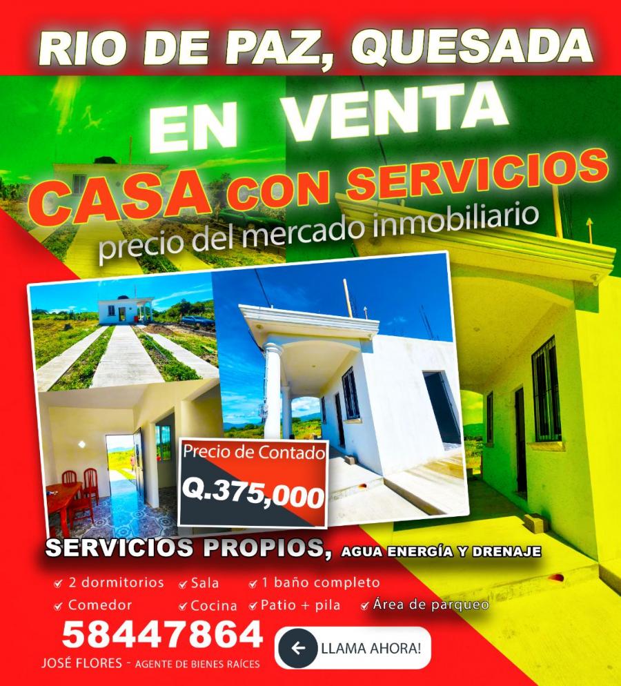 Foto Casa en Venta en Rio de Paz, Jutiapa - Q 375.000 - CAV36561 - BienesOnLine