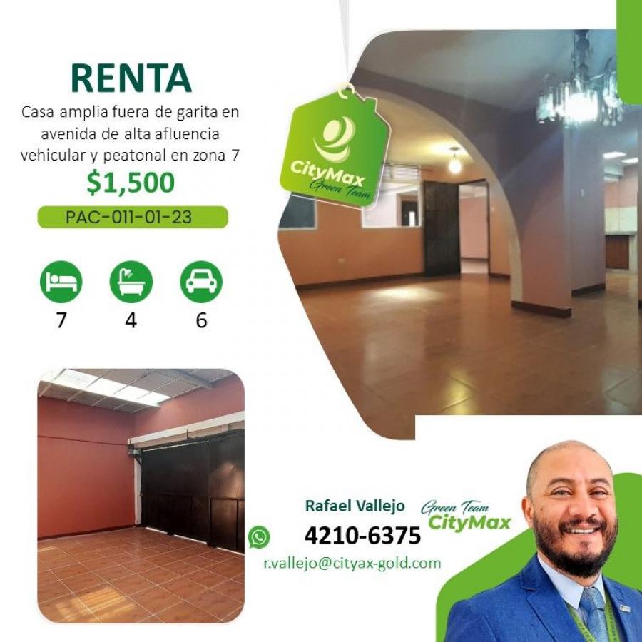 Foto Casa en Renta en Guatemala, Guatemala - U$D 1.500 - CAR21903 - BienesOnLine
