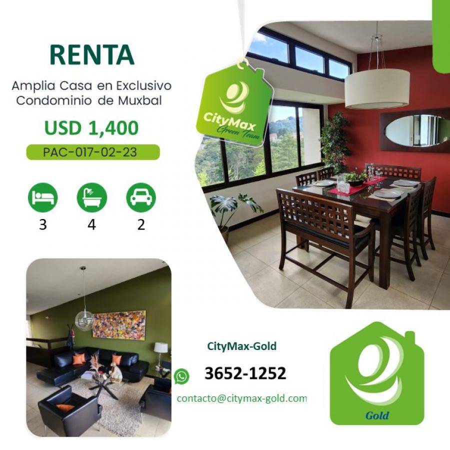 Foto Casa en Renta en Fraijanes, Guatemala - U$D 1.400 - CAR22520 - BienesOnLine