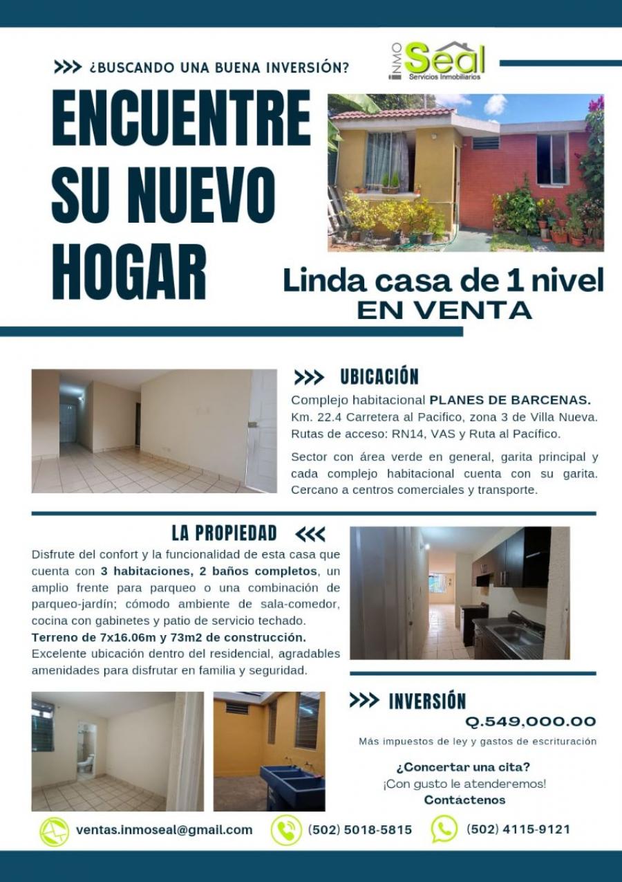 Foto Casa en Venta en Planes de Brcenas, Villa Nueva, Guatemala - $ 549.000 - CAV39367 - BienesOnLine