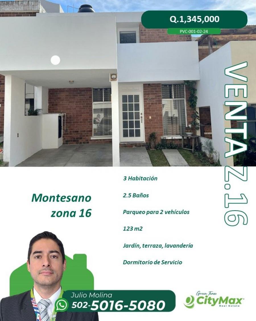 Foto Casa en Venta en zona 16, Guatemala - Q 1.345.000 - CAV39341 - BienesOnLine