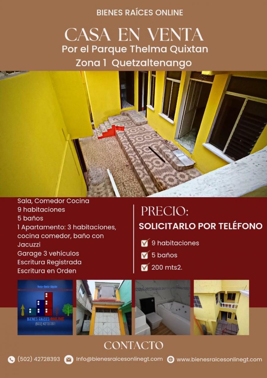 Foto Casa en Venta en Quetzaltenango, Quetzaltenango - CAV34902 - BienesOnLine