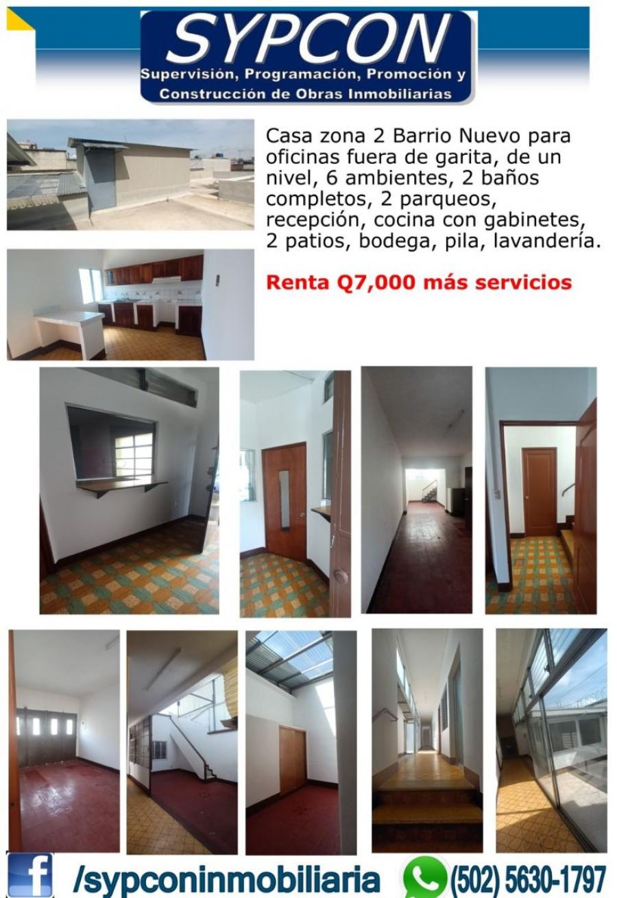 Foto Casa en Renta en Barrio Nuevo, zona 2, Guatemala - Q 7.000 - CAR20071 - BienesOnLine