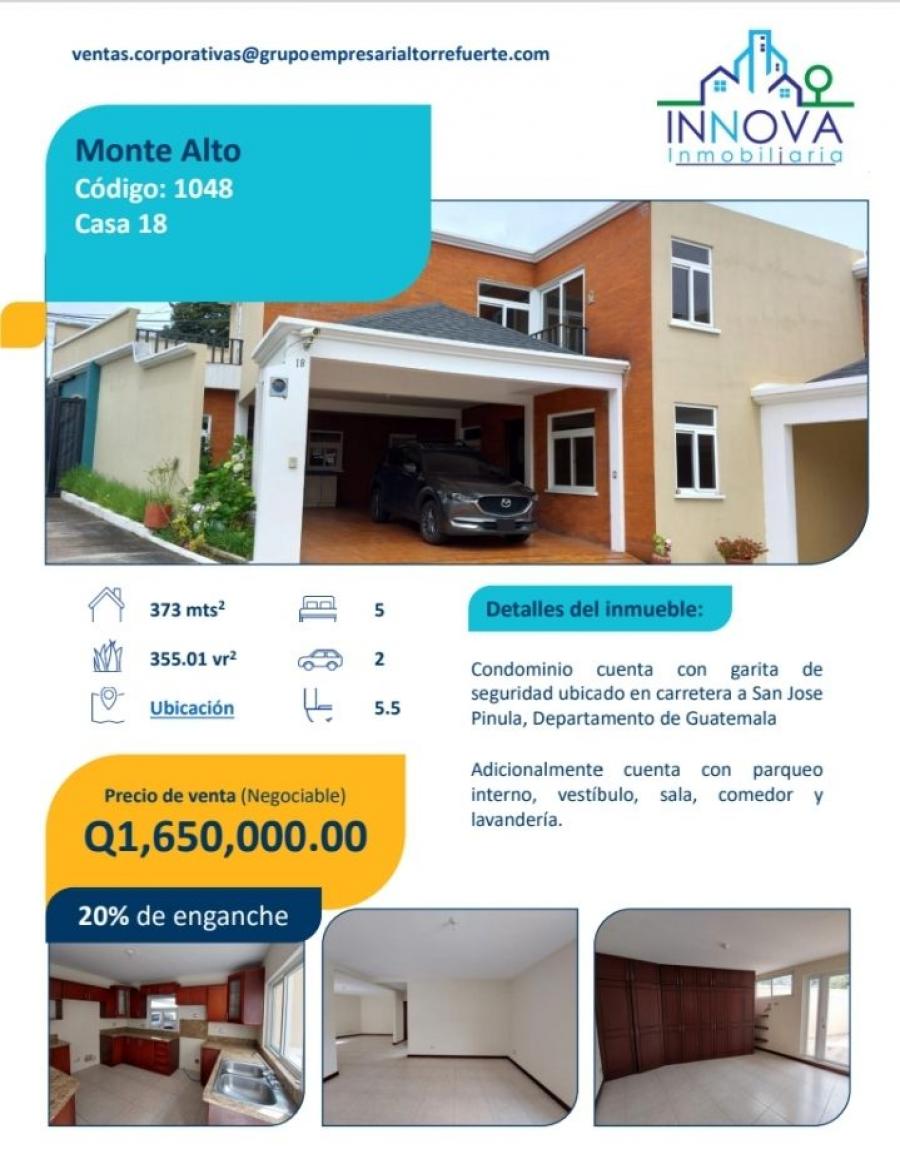 Foto Condominio en Venta en MONTE ALTO-CASA#18, San Jos Pinula, Guatemala - Q 1.650.000 - COV23449 - BienesOnLine