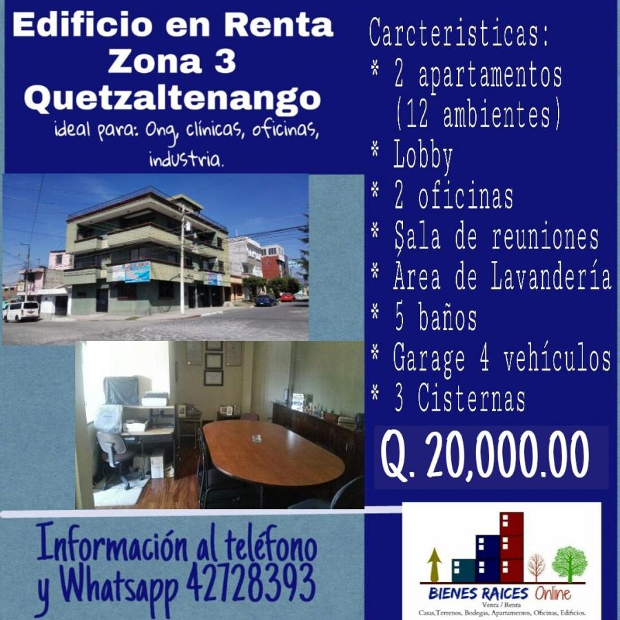 Foto Edificio en Renta en Quetzaltenango, Quetzaltenango - Q 20.000 - EDR6342 - BienesOnLine