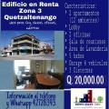 Edificio en Renta en  Quetzaltenango