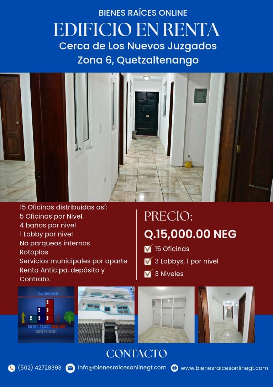 Foto Edificio en Renta en Quetzaltenango, Quetzaltenango - Q 15.000 - EDR34810 - BienesOnLine