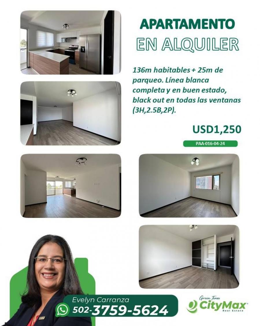 Foto Apartamento en Venta en Guatemala, Guatemala - U$D 1.250 - APV41040 - BienesOnLine