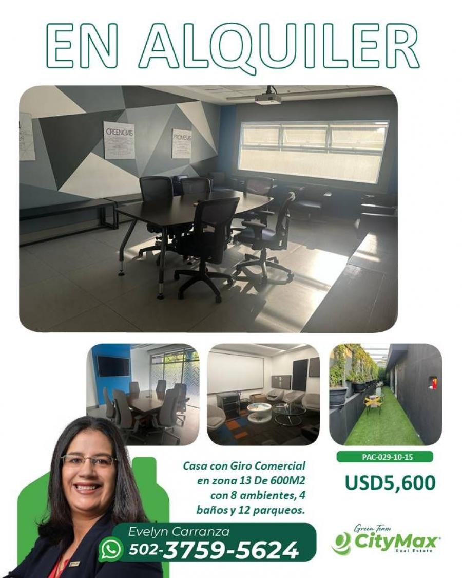 Foto Casa en Renta en Guatemala, Guatemala - U$D 5.600 - CAR41103 - BienesOnLine