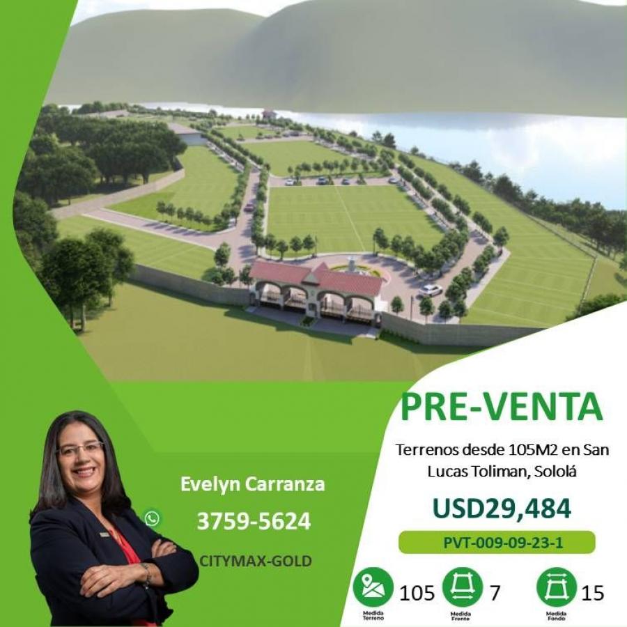 Foto Terreno en Venta en San Lucas Tolimn, Solol - U$D 29.484 - TEV28683 - BienesOnLine