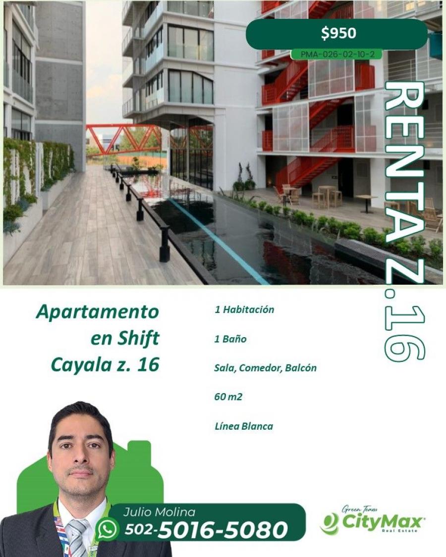 Foto Apartamento en Renta en Cayala, Guatemala, Guatemala - U$D 950 - APR39292 - BienesOnLine