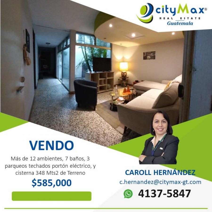 Casa en Venta en zona 10, Guatemala UD 585.000 CAV15462