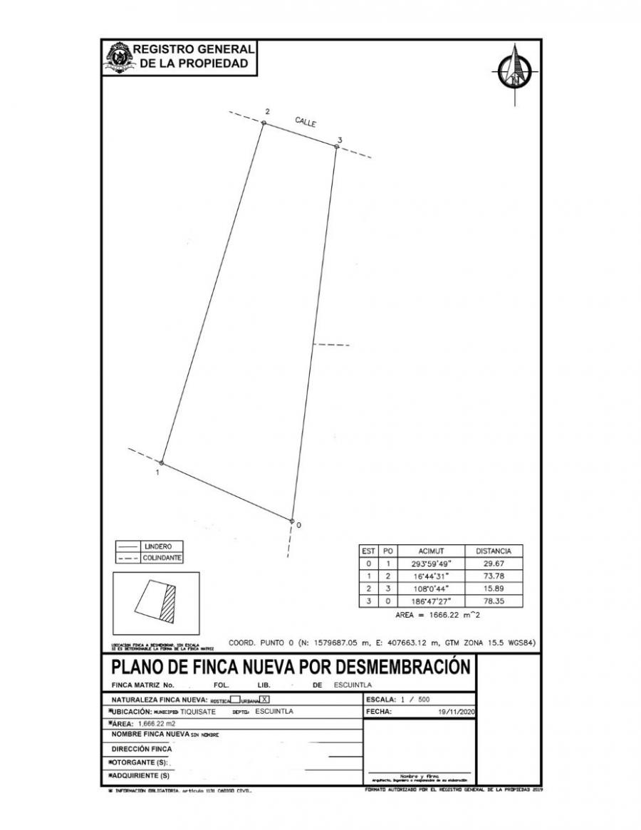 Foto Terreno en Venta en Tiquisate, Escuintla - Q 300.000 - TEV24423 - BienesOnLine