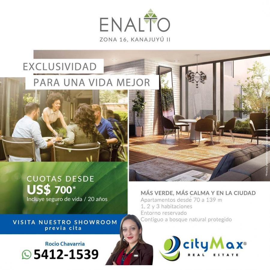 Foto Apartamento en Venta en Kanajuyu, zona 16, Guatemala - U$D 101.685 - APV2285 - BienesOnLine