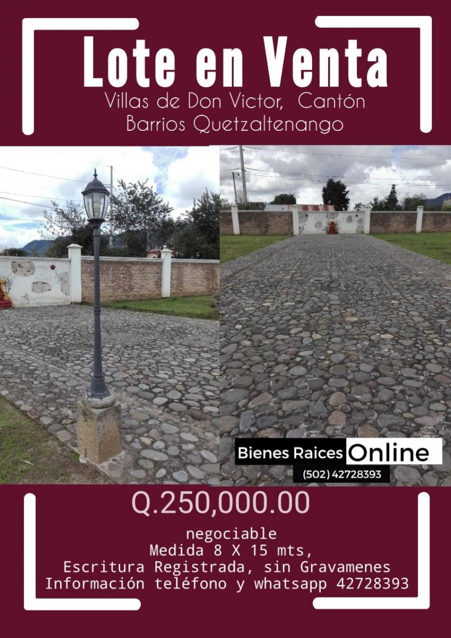 Foto Terreno en Venta en Quetzaltenango, Quetzaltenango - Q 250.000 - TEV6224 - BienesOnLine