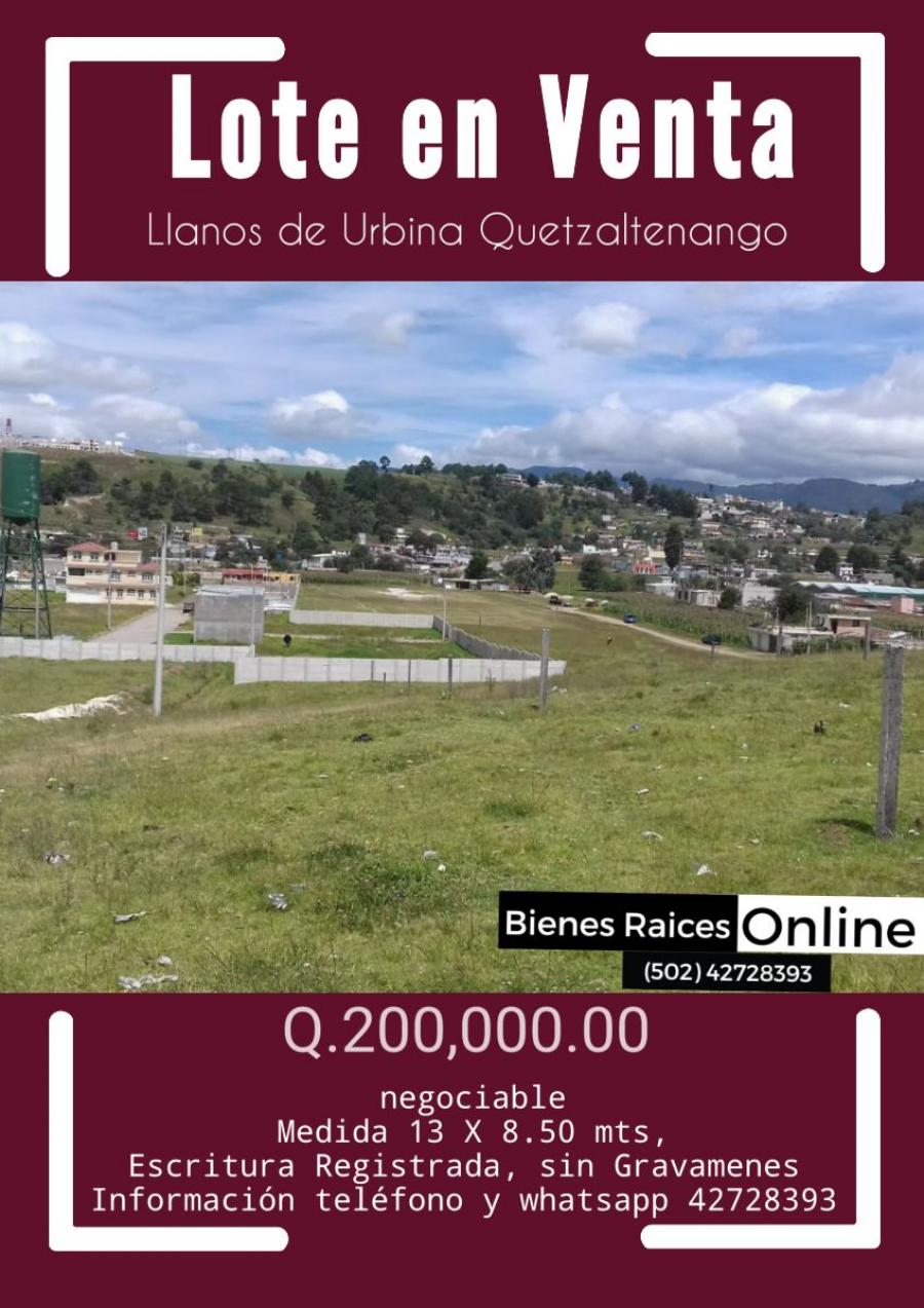 Foto Terreno en Venta en Quetzaltenango, Quetzaltenango - Q 200.000 - TEV6225 - BienesOnLine