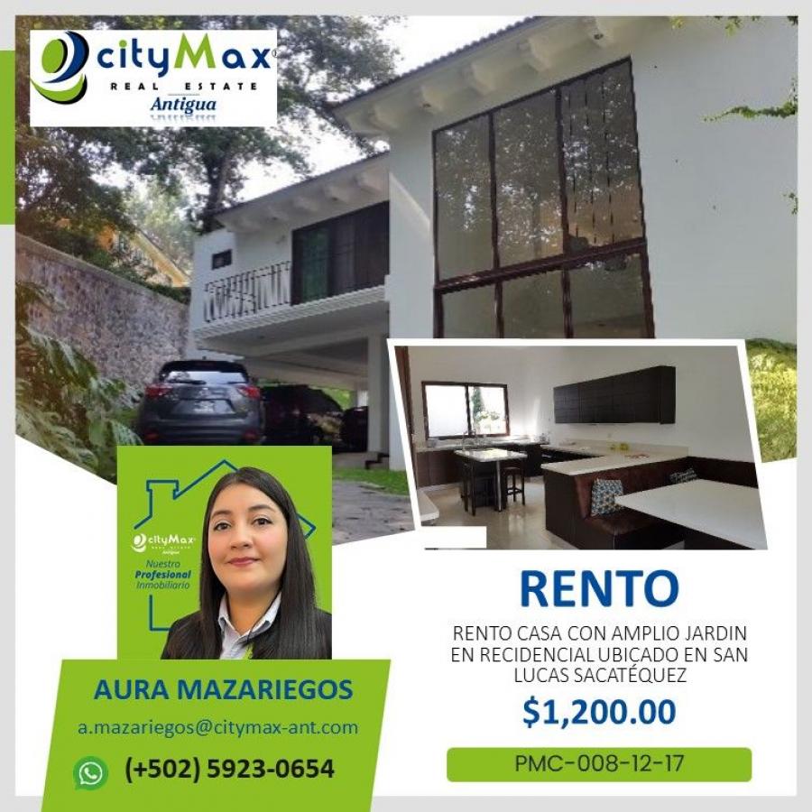 Foto Casa en Renta en San Lucas Sacatepquez, Sacatepquez - U$D 1.200 - CAR16233 - BienesOnLine