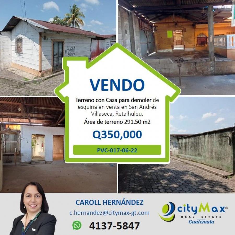 Foto Terreno en Venta en San Andrés Villa Seca, Retalhuleu - Q 350.000 - TEV18154 - BienesOnLine