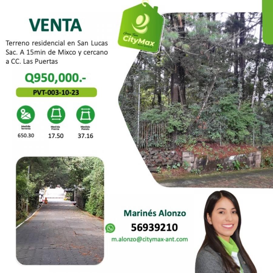 Foto Terreno en Venta en San Lucas Sacatepquez, Sacatepquez - Q 950.000 - TEV31310 - BienesOnLine