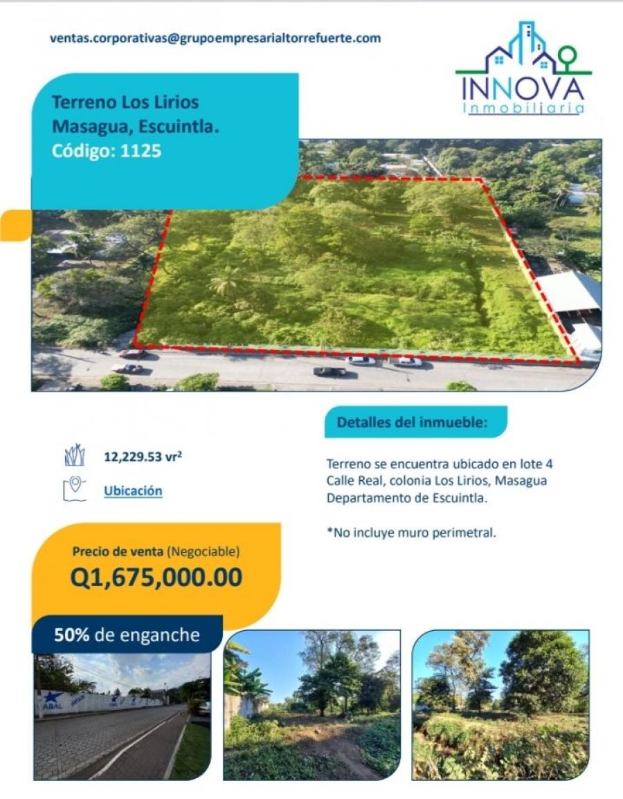 Foto Terreno en Venta en Calle Real, Lote 4, Masagua, Escuintla - Q 1.675.000 - TEV23193 - BienesOnLine