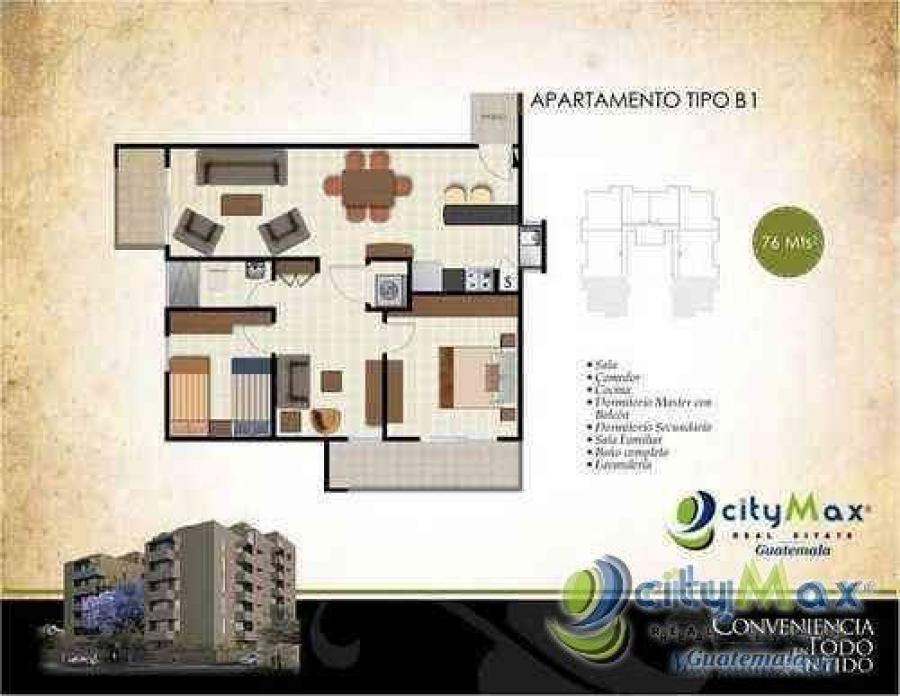 Foto Apartamento en Venta en Zona 11, Guatemala - U$D 100.469 - APV28711 - BienesOnLine