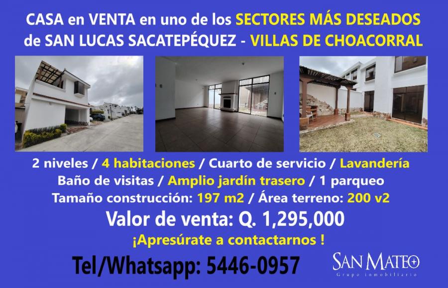 Foto Casa en Venta en Villas de Choacorral, San Lucas Sacatepéquez, Sacatepéquez - Q 1.295.000 - CAV48060 - BienesOnLine