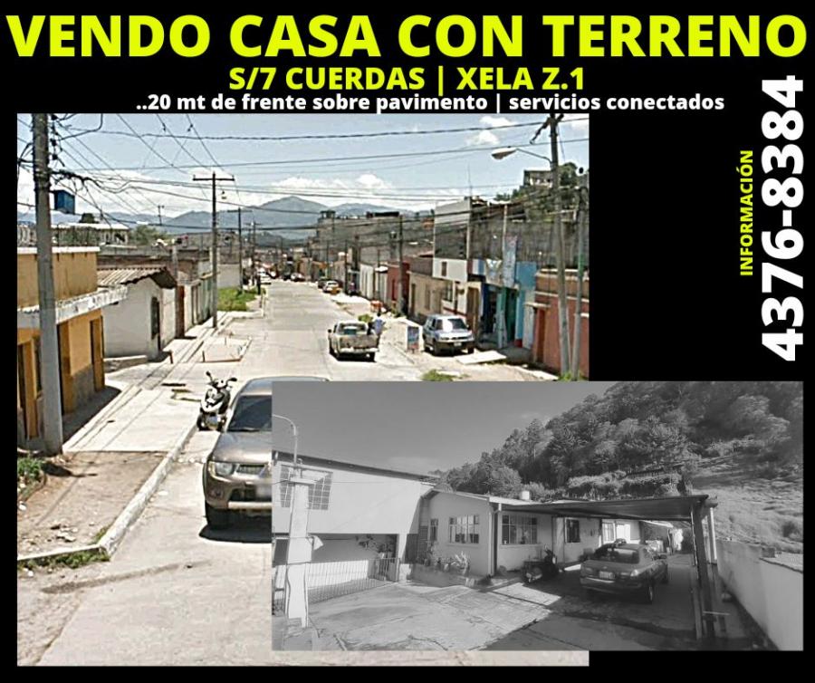 Terreno en Venta en Barrio santa Ana y parque Centroamérica XELA Z.1