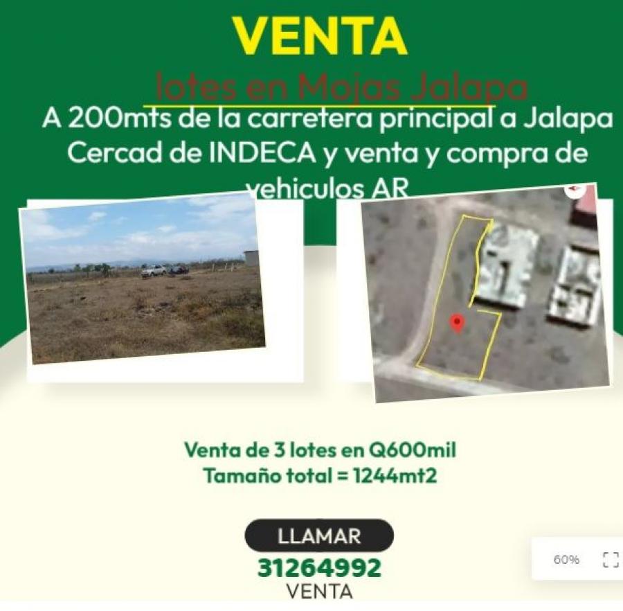 Foto Terreno en Venta en cerca carretera, Jalapa monjas, Jalapa - Q 600.000 - TEV21521 - BienesOnLine