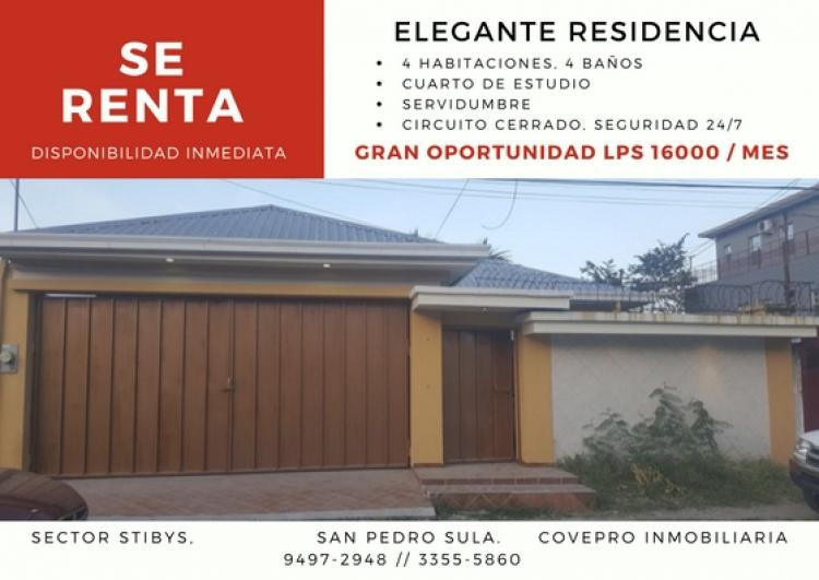 Foto Casa en Alquiler en San Pedro Sula, Corts - $ 16.000 - CAA501 - BienesOnLine