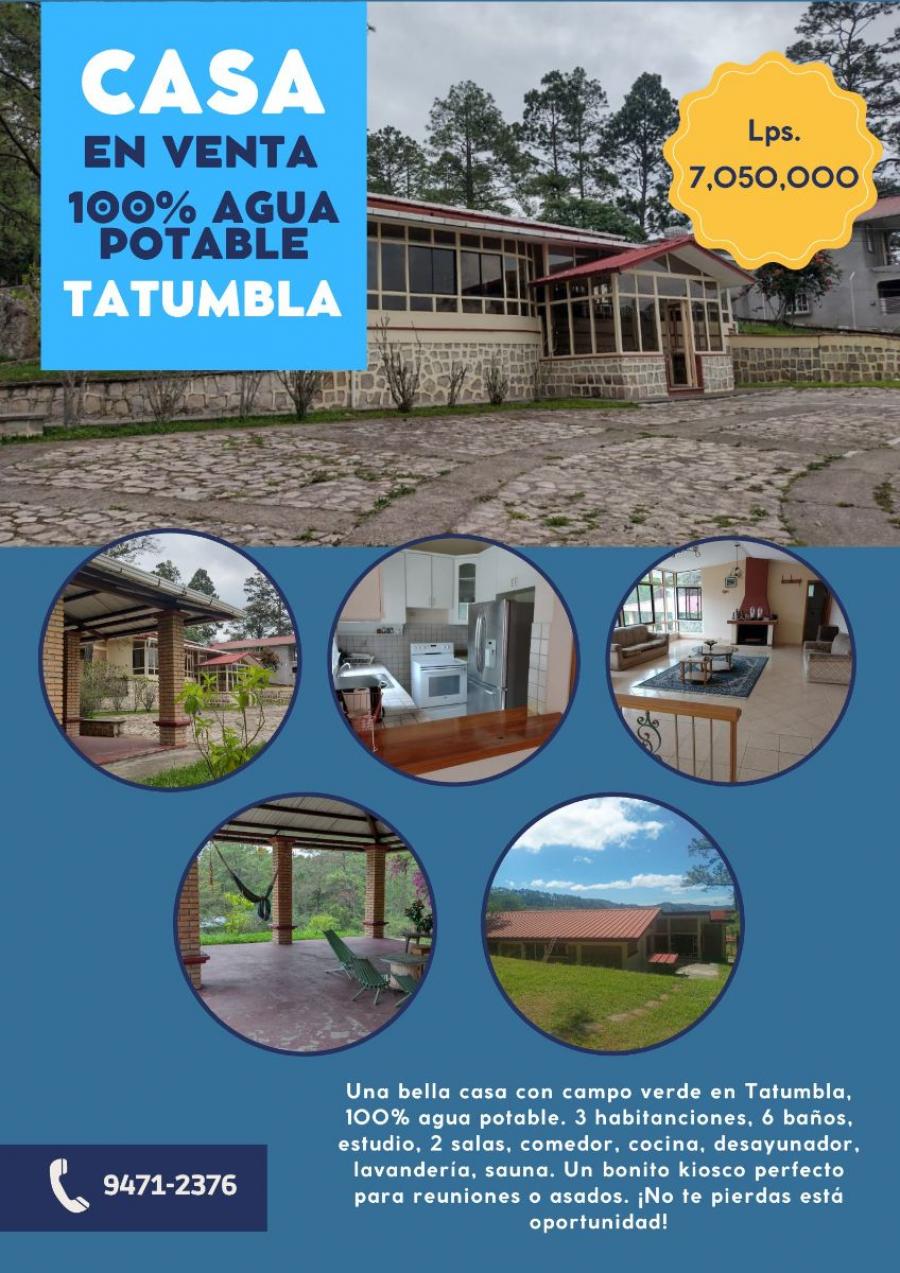 Foto Casa en Venta en Tatumbla, Francisco Morazán - $ 7.050.000 - CAV2650 - BienesOnLine