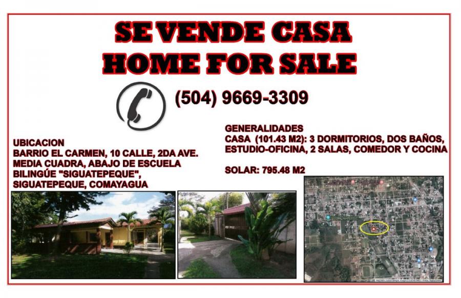 Fotos de HOME FOR SALE CASA EN VENTA Siguatepeque, Honduras. Anuncio