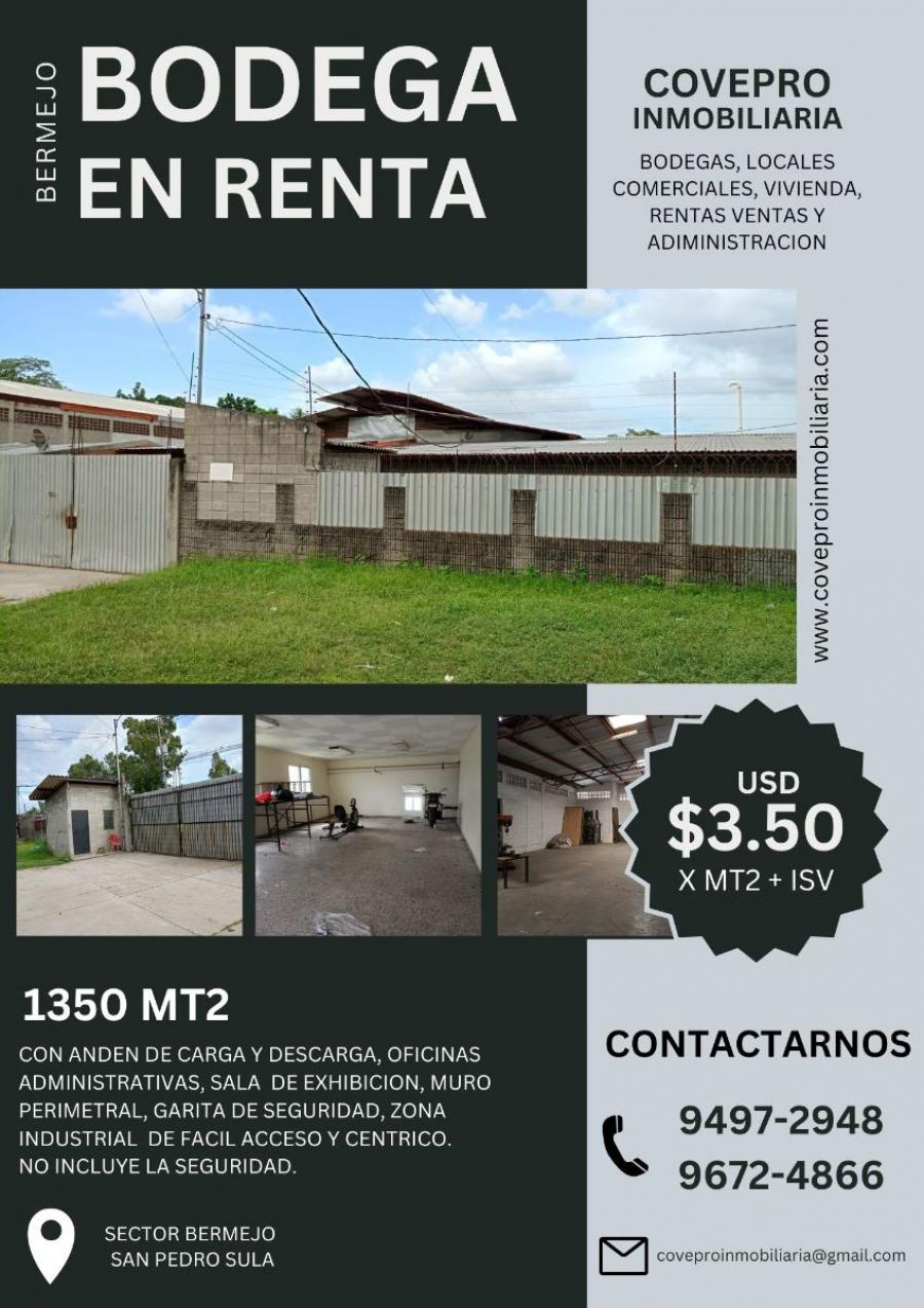 Foto Bodega en Alquiler en San Pedro Sula, Corts - U$D 4.725 - BOA2277 - BienesOnLine