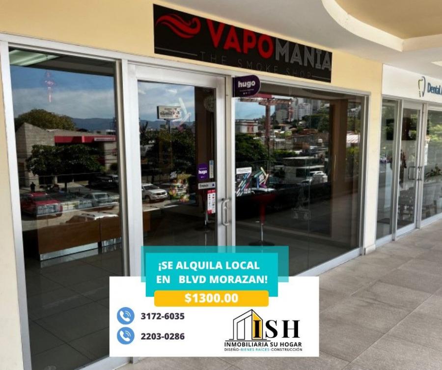 Foto Local en Alquiler en BLVD MORAZAN, BLVD MORAZAN, Francisco Morazán - U$D 1.300 - LOA2236 - BienesOnLine