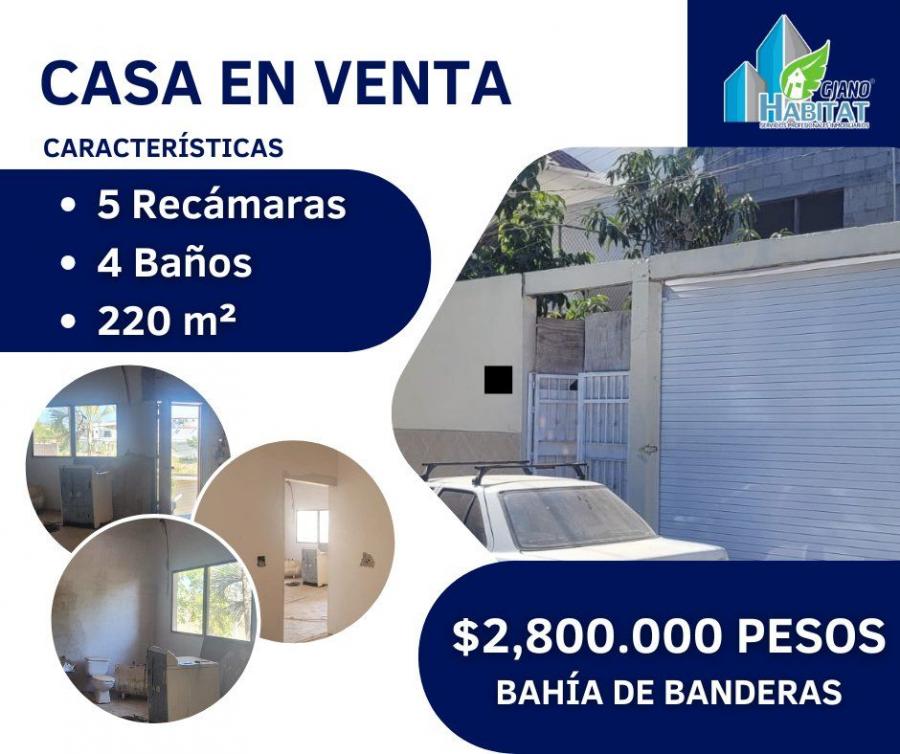 Foto Casa en Venta en BAHÍA DE BANDERAS, Bucerías, Nayarit - $ 2.800.000 - CAV360422 - BienesOnLine