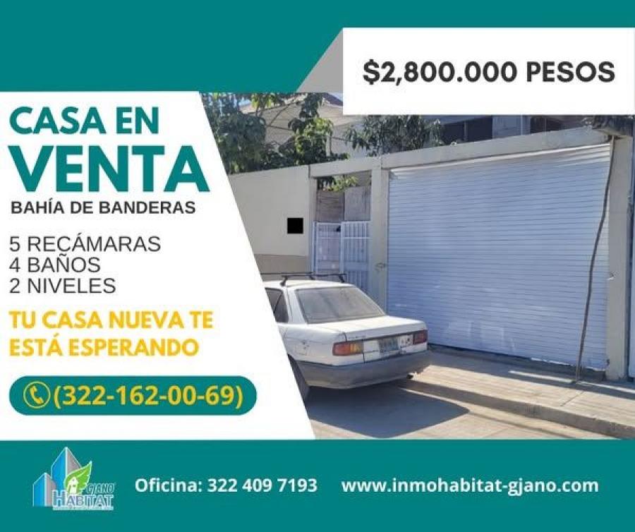 Foto Casa en Venta en BAHÍA DE BANDERAS, Bucerías, Nayarit - $ 2.800.000 - CAV360706 - BienesOnLine