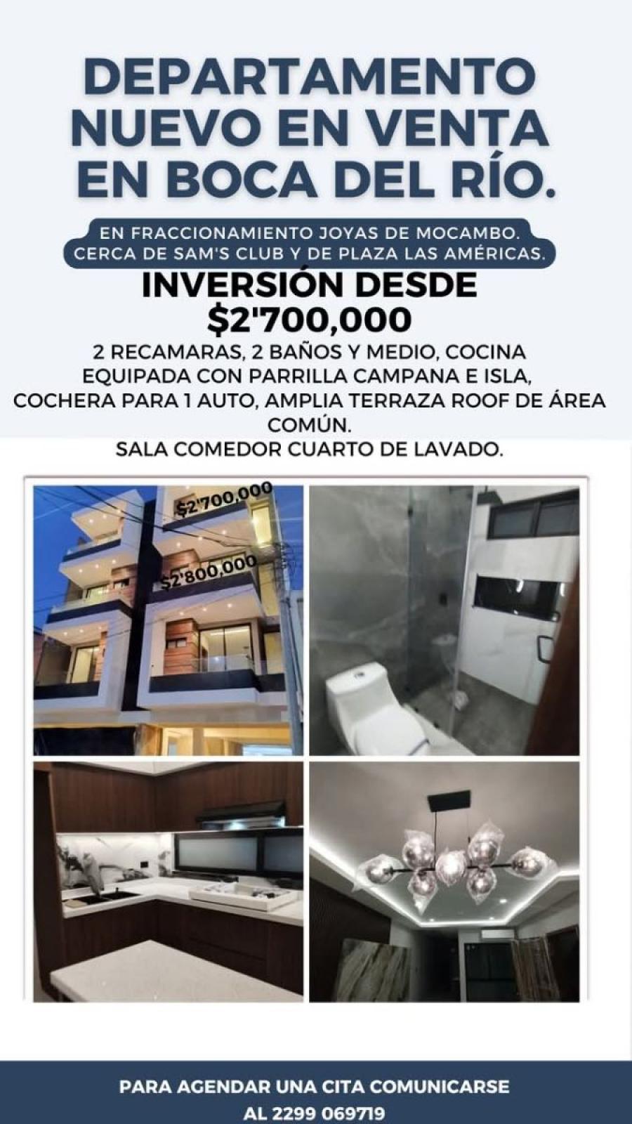Foto Departamento en Venta en Joyas de Mocambo, Boca del Río, Veracruz - $ 2.800.000 - DEV360842 - BienesOnLine