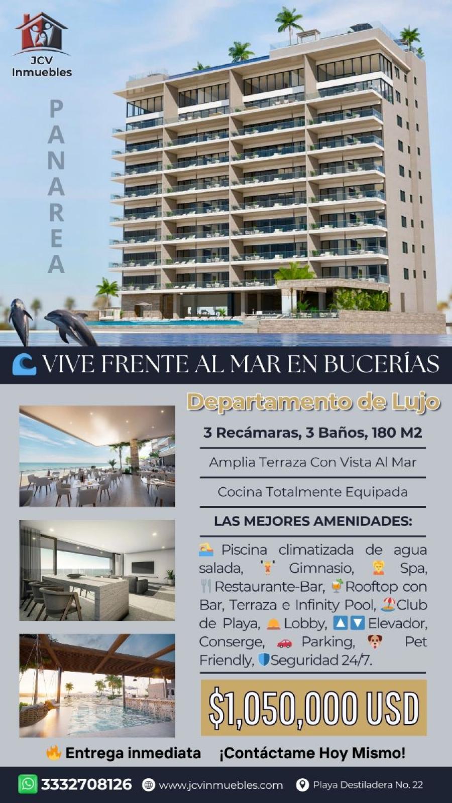 Foto Departamento en Venta en Playa los Picos, Bucerías, Nayarit - U$D 1.050.000 - DEV363768 - BienesOnLine