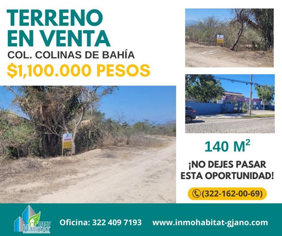 Foto Terreno en Venta en COLINAS DE BAHÍA, Puerto Vallarta, Jalisco - $ 1.100.000 - TEV360720 - BienesOnLine